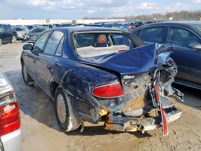 2G4WS52J711188279 - 2001 BUICK CENTURY CU BLUE photo 3