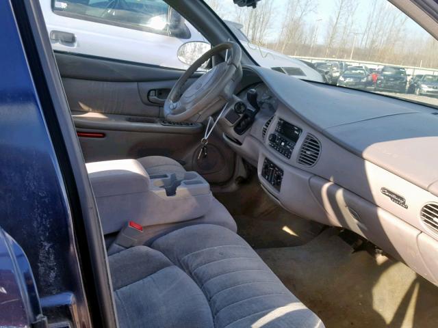 2G4WS52J711188279 - 2001 BUICK CENTURY CU BLUE photo 5