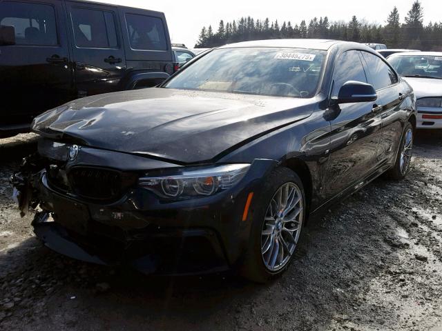 WBA4B3C55FGV48321 - 2015 BMW 435 XI BLACK photo 2