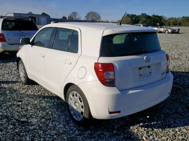 JTKKUPB46E1045153 - 2014 TOYOTA SCION XD WHITE photo 3