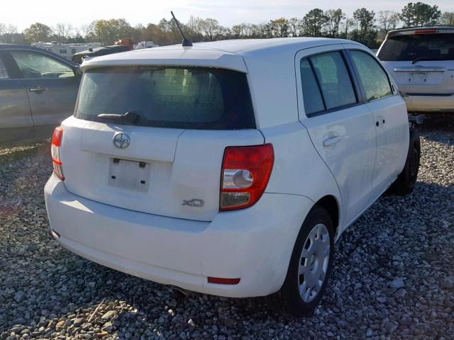 JTKKUPB46E1045153 - 2014 TOYOTA SCION XD WHITE photo 4