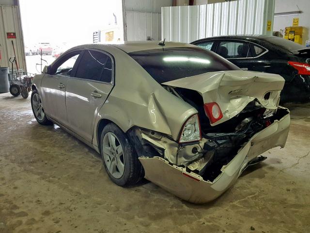 1G1ZH57B19F205074 - 2009 CHEVROLET MALIBU 1LT 金色 照片 3