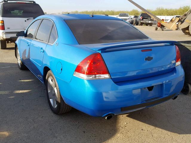 2G1WD58C069194059 - 2006 CHEVROLET IMPALA SUP ლურჯი ფოტო 3
