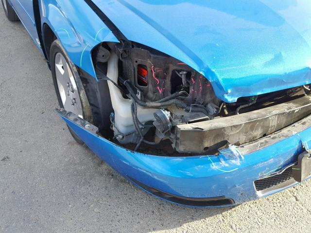 2G1WD58C069194059 - 2006 CHEVROLET IMPALA SUP ლურჯი ფოტო 9