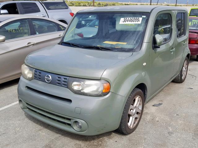 JN8AZ28R59T108851 - 2009 NISSAN CUBE BASE GREEN photo 2