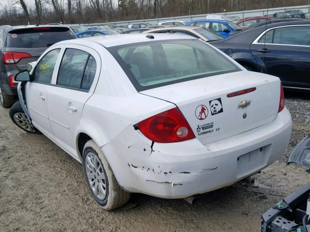 1G1AT58H597156339 - 2009 CHEVROLET COBALT LT WHITE photo 3