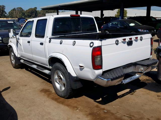 1N6ED27T4YC302436 - 2000 NISSAN FRONTIER C WHITE photo 3