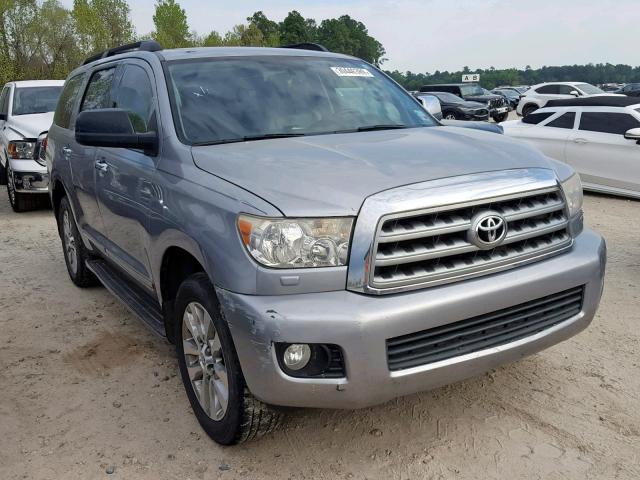 5TDKY5G15CS038984 - 2012 TOYOTA SEQUOIA LI SILVER photo 1