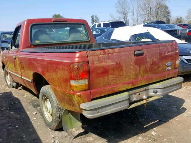 1FTCR10A6VUB67593 - 1997 FORD RANGER RED photo 3