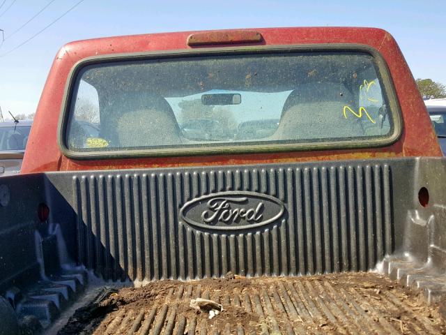 1FTCR10A6VUB67593 - 1997 FORD RANGER RED photo 6