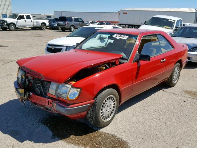 WDBEA50E3KB004044 - 1989 MERCEDES-BENZ 300 CE RED photo 2