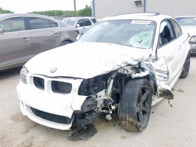 WBAUC735X8VF22366 - 2008 BMW 135 I WHITE photo 2