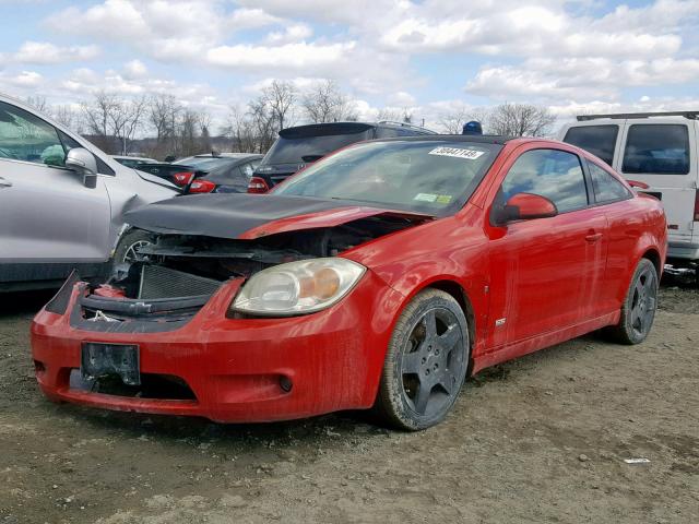 1G1AM15BX67617259 - 2006 CHEVROLET COBALT SS RED photo 2