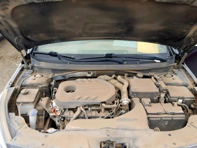 5NPE34AB3FH176525 - 2015 HYUNDAI SONATA SPO BLACK photo 7