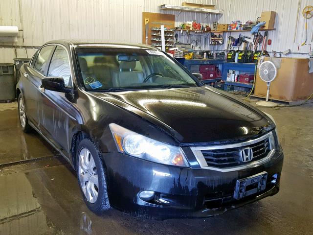 1HGCP3F88AA015608 - 2010 HONDA ACCORD EXL BLACK photo 1