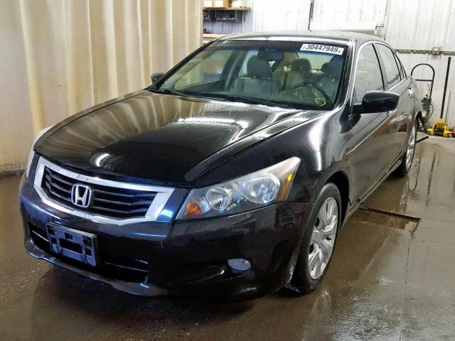 1HGCP3F88AA015608 - 2010 HONDA ACCORD EXL BLACK photo 2