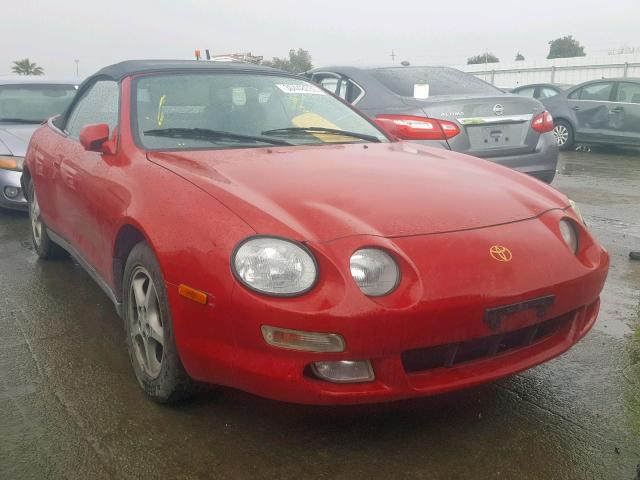 JT5FG02T6W0048877 - 1998 TOYOTA CELICA GT RED photo 1