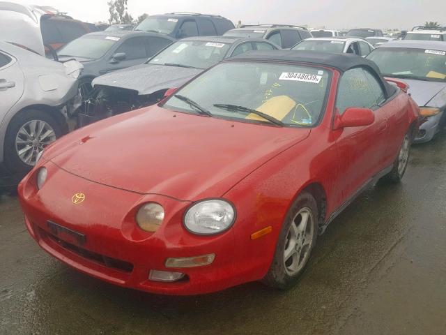 JT5FG02T6W0048877 - 1998 TOYOTA CELICA GT RED photo 2