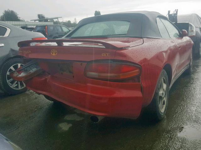 JT5FG02T6W0048877 - 1998 TOYOTA CELICA GT RED photo 4