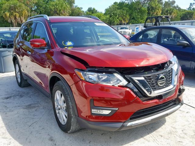 5N1AT2MT2JC807806 - 2018 NISSAN ROGUE S RED photo 1