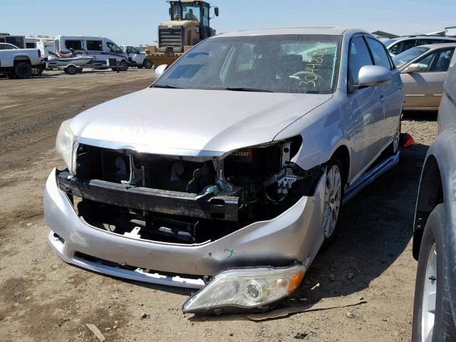 4T1BK3DB7BU383541 - 2011 TOYOTA AVALON BAS SILVER photo 2