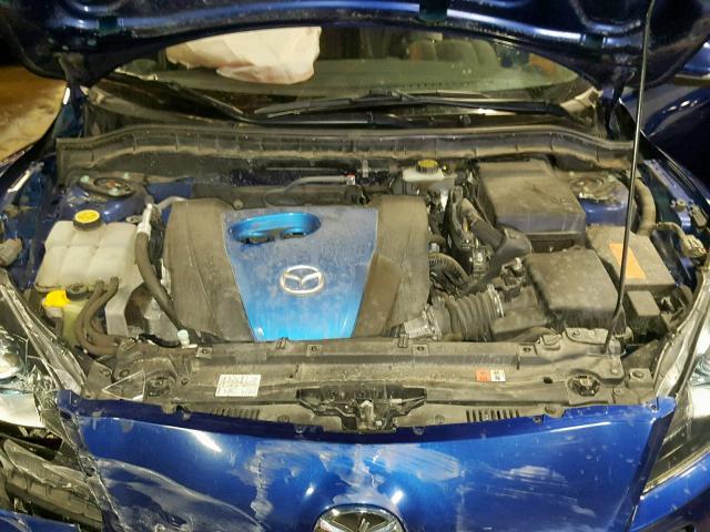 JM1BL1W75D1797954 - 2013 MAZDA 3 I BLUE photo 7