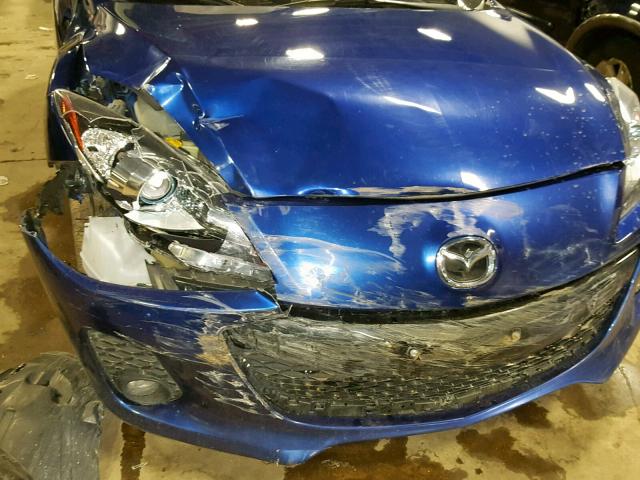 JM1BL1W75D1797954 - 2013 MAZDA 3 I BLUE photo 9