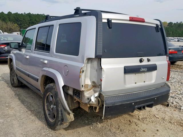 1J8HH48K28C142944 - 2008 JEEP COMMANDER SILVER photo 3