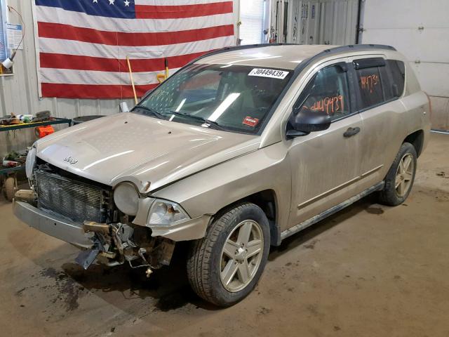 1J4NF1FB7AD622926 - 2010 JEEP COMPASS SP GOLD photo 2