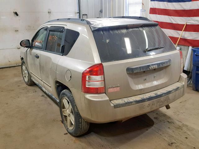 1J4NF1FB7AD622926 - 2010 JEEP COMPASS SP GOLD photo 3