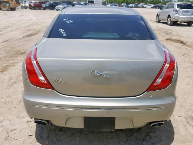 SAJWA2GB9BLV09906 - 2011 JAGUAR XJL GRAY photo 10