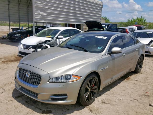 SAJWA2GB9BLV09906 - 2011 JAGUAR XJL GRAY photo 2