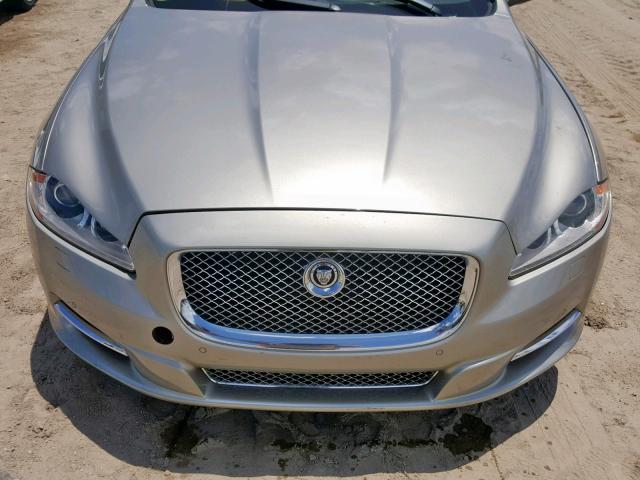 SAJWA2GB9BLV09906 - 2011 JAGUAR XJL GRAY photo 9