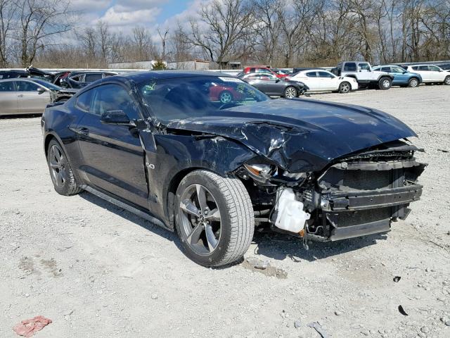 1FA6P8CF1H5254969 - 2017 FORD MUSTANG GT BLACK photo 1