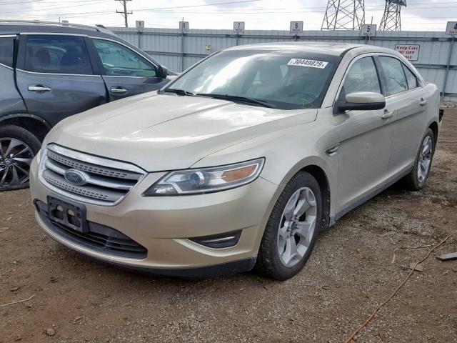 1FAHP2EW3AG123703 - 2010 FORD TAURUS SEL GOLD photo 2