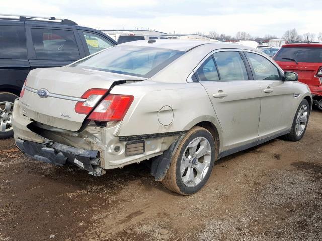 1FAHP2EW3AG123703 - 2010 FORD TAURUS SEL GOLD photo 4