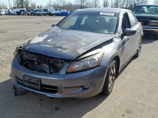 1HGCP36898A020973 - 2008 HONDA ACCORD EXL GRAY photo 2