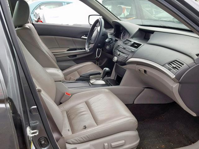 1HGCP36898A020973 - 2008 HONDA ACCORD EXL GRAY photo 5