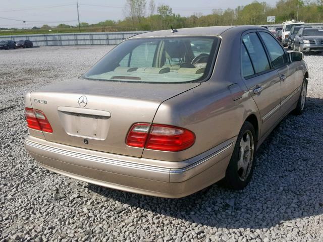 WDBJF70JX1B288960 - 2001 MERCEDES-BENZ E 430 GOLD photo 4