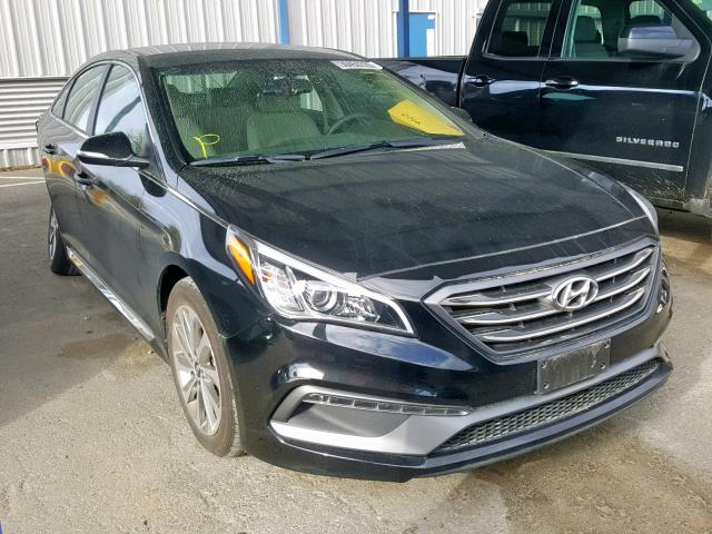 5NPE34AF7HH476137 - 2017 HYUNDAI SONATA SPO BLACK photo 1