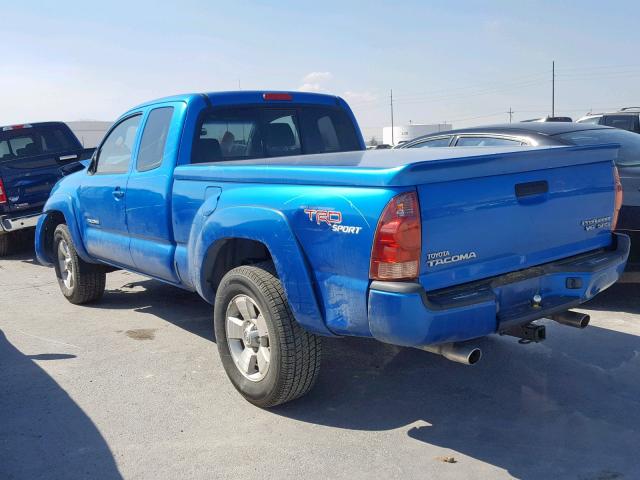 5TETU62N66Z216697 - 2006 TOYOTA TACOMA PRE BLUE photo 3