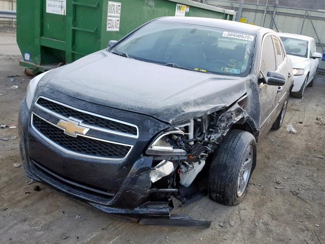 1G11B5SA3DF351210 - 2013 CHEVROLET MALIBU LS BLACK photo 2