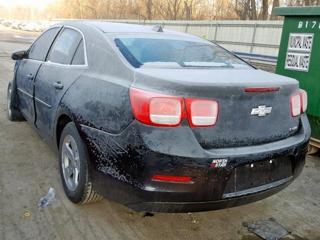 1G11B5SA3DF351210 - 2013 CHEVROLET MALIBU LS BLACK photo 3
