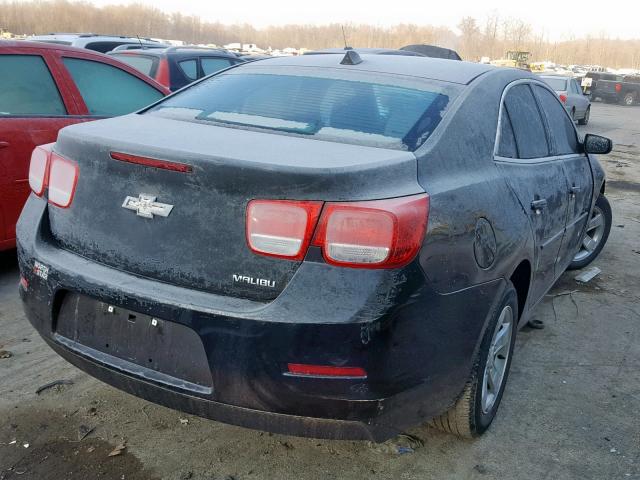 1G11B5SA3DF351210 - 2013 CHEVROLET MALIBU LS BLACK photo 4