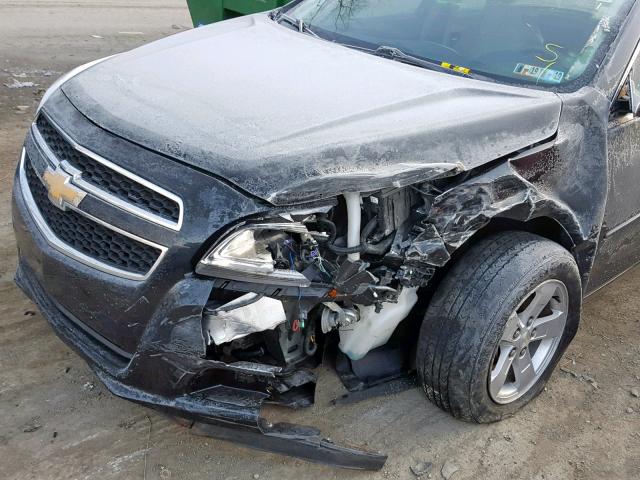 1G11B5SA3DF351210 - 2013 CHEVROLET MALIBU LS BLACK photo 9