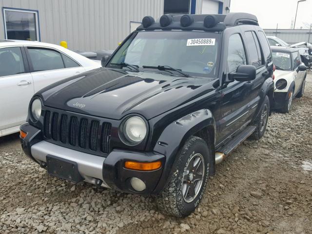 1J4GL38K93W566862 - 2003 JEEP LIBERTY RE BLACK photo 2
