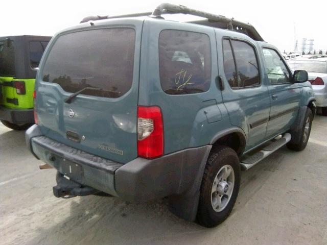 5N1ED28T61C514029 - 2001 NISSAN XTERRA XE BLUE photo 4