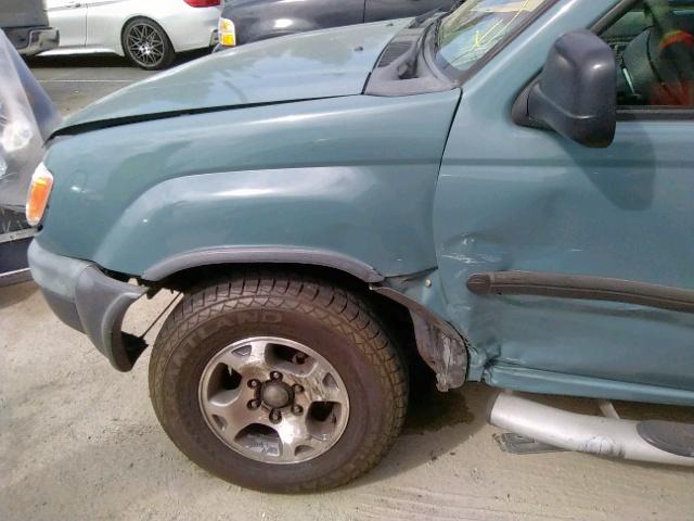 5N1ED28T61C514029 - 2001 NISSAN XTERRA XE BLUE photo 9