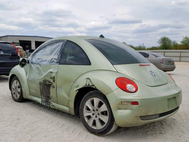 3VWPW31C68M507370 - 2008 VOLKSWAGEN NEW BEETLE მწვანე ფოტო 3