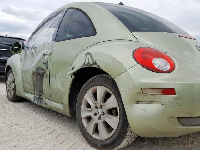 3VWPW31C68M507370 - 2008 VOLKSWAGEN NEW BEETLE მწვანე ფოტო 9